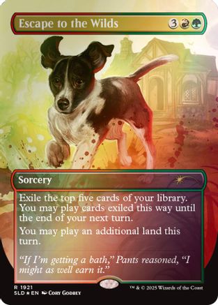 Escape to the Wilds (1921) (Rainbow Foil) (SLD-1921) [Secret Lair Drop Series] Foil