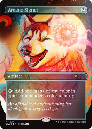 Arcane Signet (1924) (Rainbow Foil) (SLD-1924) [Secret Lair] Drop Series Foil MTG Single Wizards of the Coast