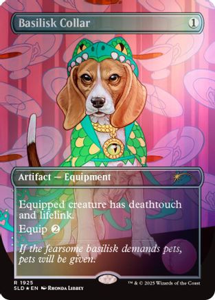 Basilisk Collar (1925) (Rainbow Foil) (SLD-1925) [Secret Lair Drop Series] Foil