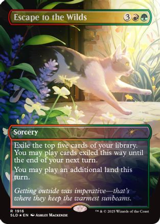 Escape to the Wilds (1916) (Rainbow Foil) (SLD-1916) [Secret Lair Drop Series] Foil
