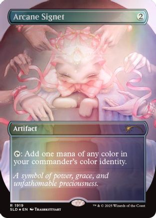 Arcane Signet (1919) (Rainbow Foil) (SLD-1919) [Secret Lair] Drop Series Foil MTG Single Wizards of the Coast
