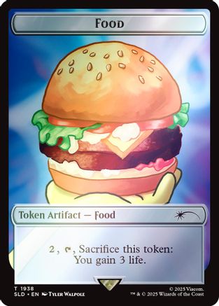 Food Token (1938) (Rainbow Foil) (SLD-1938) [Secret Lair Drop Series] Foil