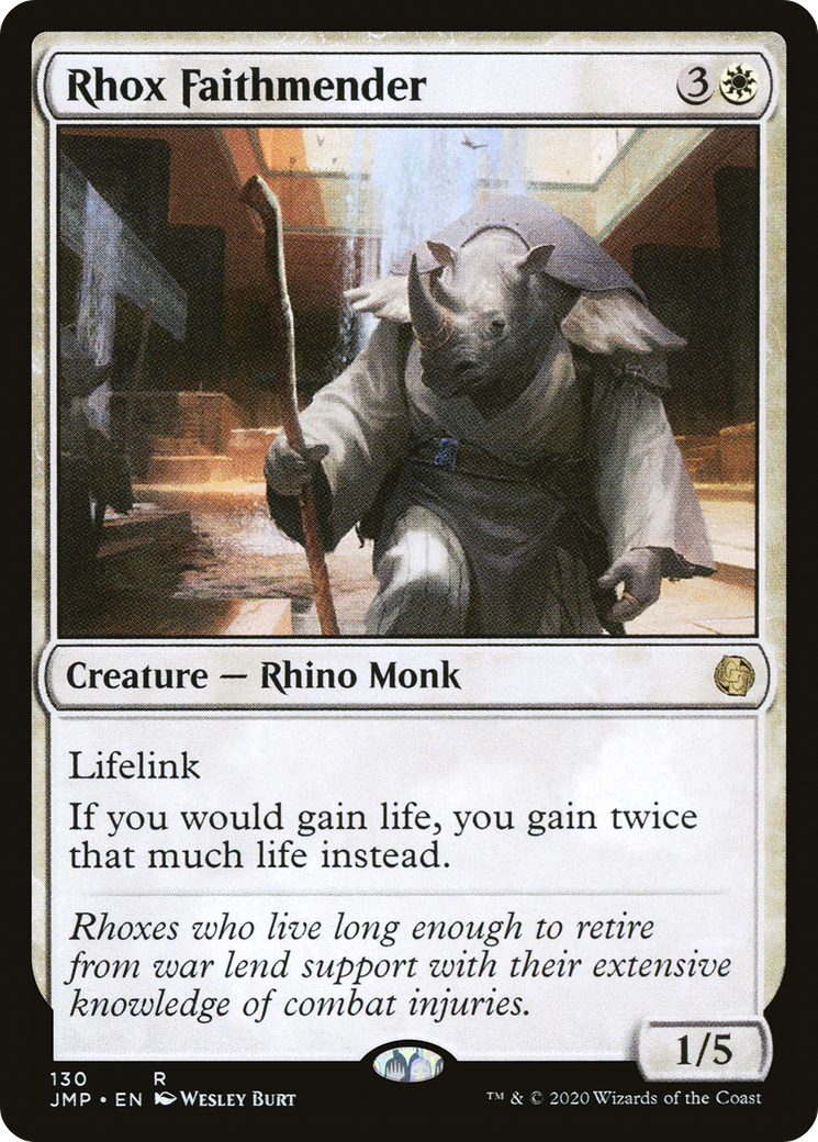 Rhox Faithmender (JMP-130) [Jumpstart] MTG Single Wizards of the Coast