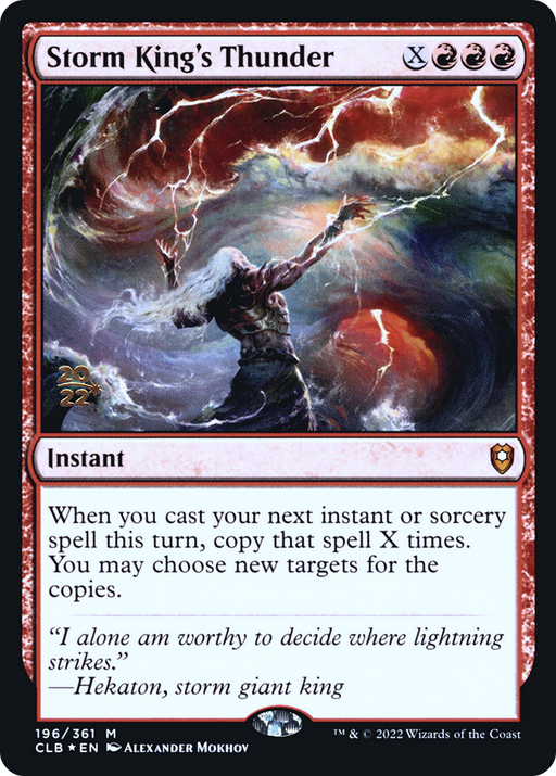 Storm King's Thunder (PRE-196) [Battle for Baldur's Gate Promos] Foil MTG Single Wizards of the Coast