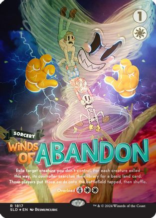 Winds of Abandon (Rainbow Foil) (SLD-1817) [Secret Lair] Drop Series Foil MTG Single Wizards of the Coast