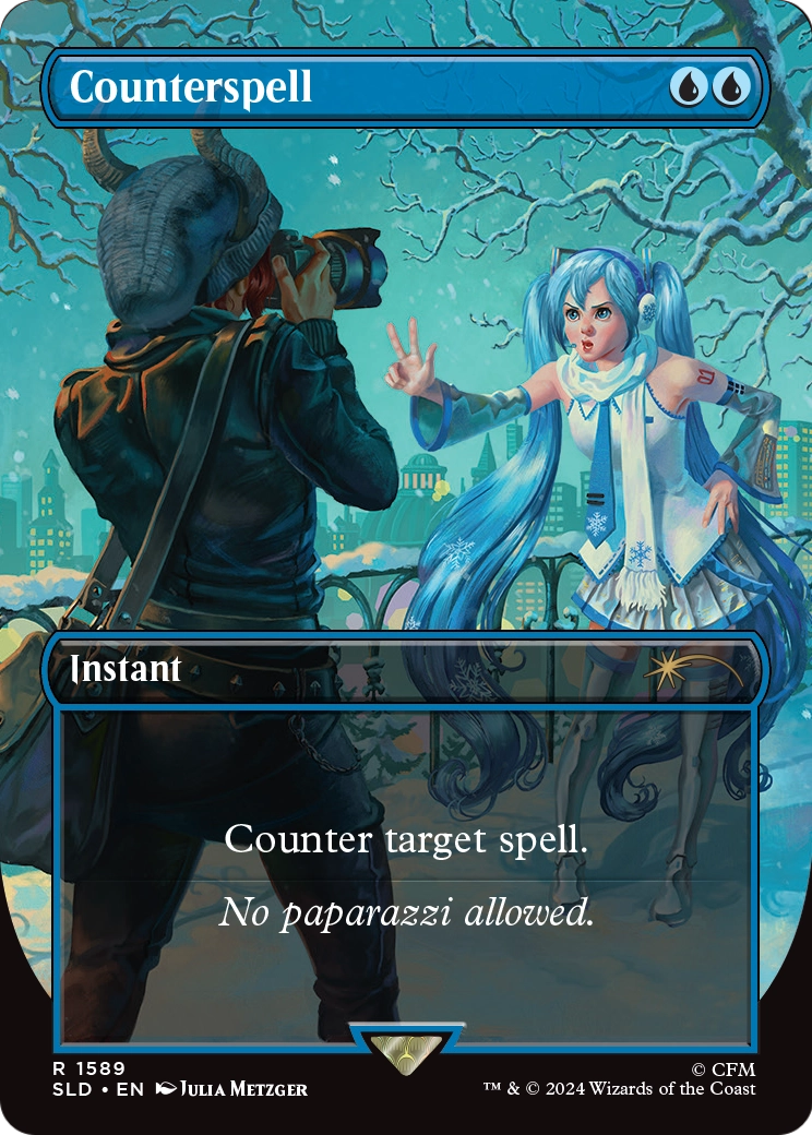 Counterspell (1589) (SLD-1589) [Secret Lair Drop] (Borderless)