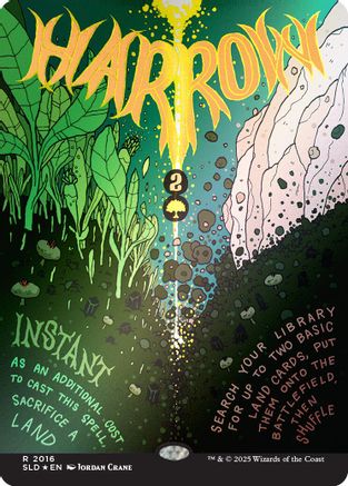 Harrow (Rainbow Foil) (SLD-2016) [Secret Lair] Drop Series Foil MTG Single Wizards of the Coast