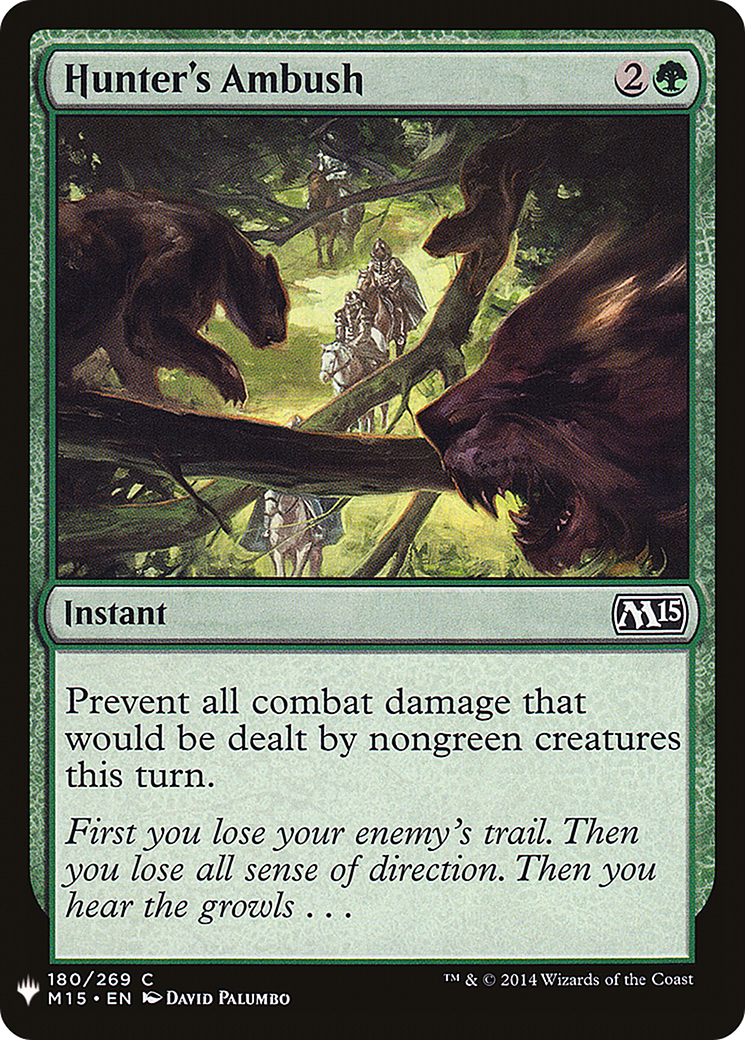 Hunter's Ambush (LIST-M15-180) [Mystery Booster] The List MTG Single Wizards of the Coast
