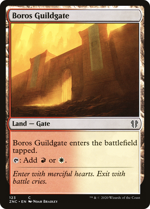 Boros Guildgate (ZNC-123) [Zendikar Rising Commander] MTG Single Wizards of the Coast
