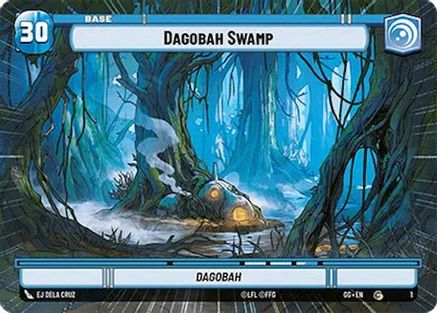Dagobah Swamp (1/0) [Gamegenic Promos] Star Wars: Unlimited Single Disney