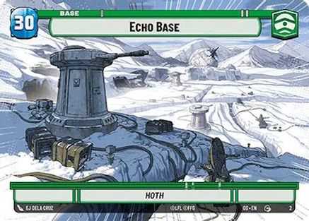 Echo Base (2/0) [Gamegenic Promos] Foil Star Wars: Unlimited Single Disney