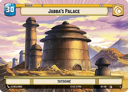 Jabba's Palace (4/0) [Gamegenic Promos] Star Wars: Unlimited Single Disney