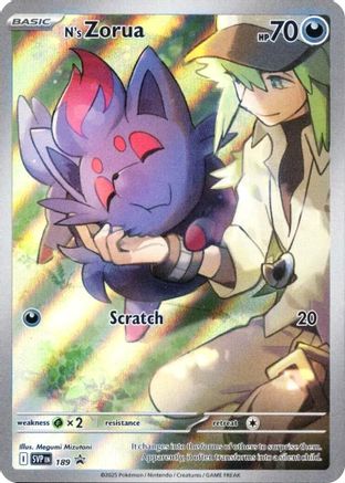 N's Zorua - 189 (189) Holofoil [Promos: SV Promo Cards] Pokemon Single Pokémon