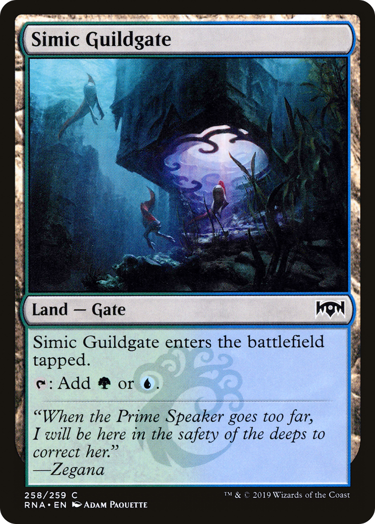 Simic Guildgate (RNA-258) [Ravnica Allegiance] MTG Single Wizards of the Coast