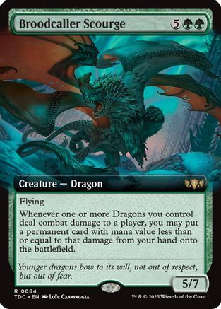 Broodcaller Scourge (TDC-084) [Commander: Tarkir: Dragonstorm] MTG Single Wizards of the Coast