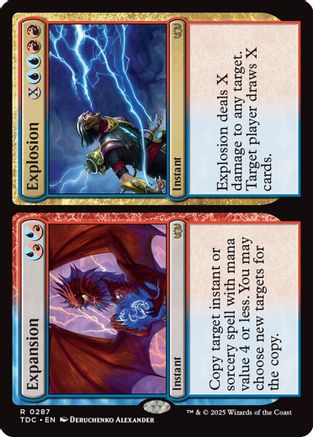 Expansion // Explosion (TDC-287) [Commander: Tarkir: Dragonstorm] MTG Single Wizards of the Coast