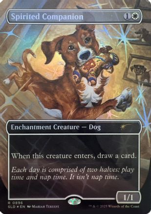 Spirited Companion (0896) (Rainbow Foil) (SLD-896) [Secret Lair Drop Series] Foil