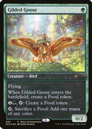Gilded Goose (Top 8) (GAME-005) [Misc] Game Day & Store Championship Promos MTG Single Wizards of the Coast