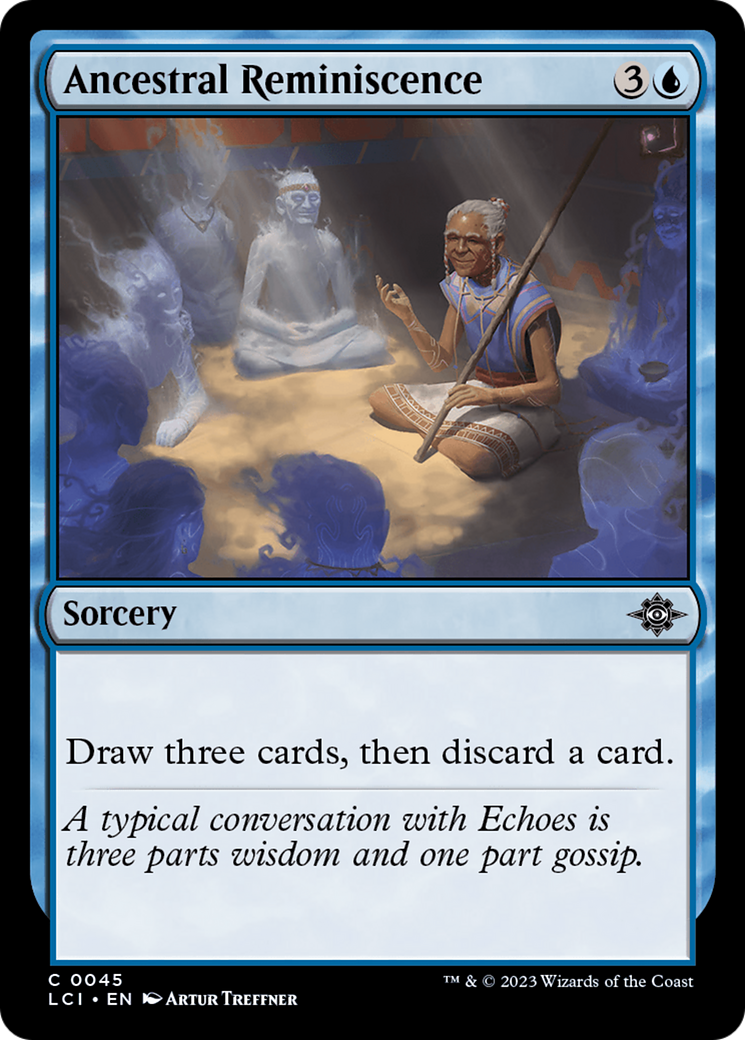 Ancestral Reminiscence (LCI-045) [The Lost Caverns of Ixalan] Foil MTG Single Wizards of the Coast