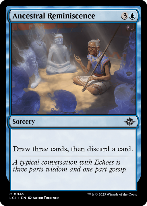 Ancestral Reminiscence (LCI-045) [The Lost Caverns of Ixalan] Foil MTG Single Wizards of the Coast