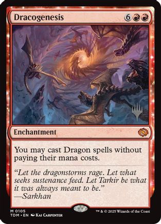Dracogenesis (PPTDM-105) [Promo Pack: Tarkir: Dragonstorm] MTG Single Wizards of the Coast