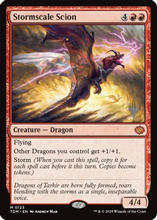 Stormscale Scion (PPTDM-123) [Promo Pack: Tarkir: Dragonstorm] MTG Single Wizards of the Coast