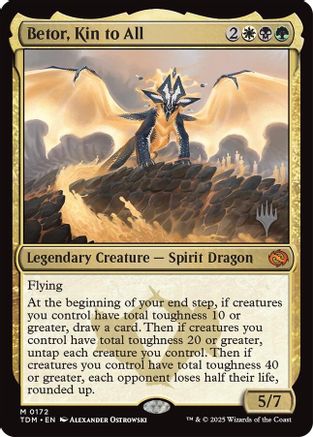 Betor, Kin to All (PPTDM-172) [Promo Pack: Tarkir: Dragonstorm] MTG Single Wizards of the Coast