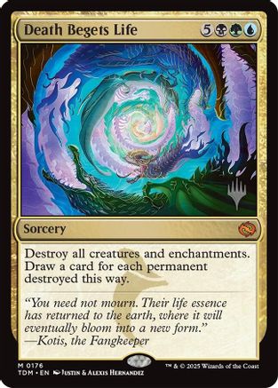 Death Begets Life (PPTDM-176) [Promo Pack: Tarkir: Dragonstorm] MTG Single Wizards of the Coast