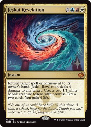 Jeskai Revelation (PPTDM-196) [Promo Pack: Tarkir: Dragonstorm] MTG Single Wizards of the Coast