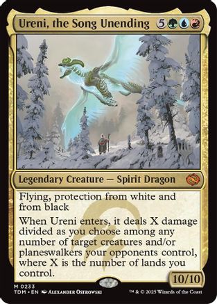 Ureni, the Song Unending (PPTDM-233) [Promo Pack: Tarkir: Dragonstorm] Foil MTG Single Wizards of the Coast