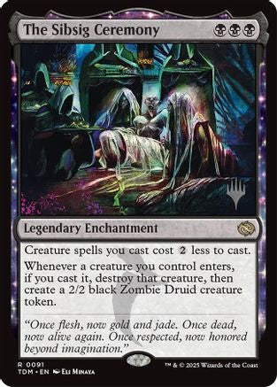 The Sibsig Ceremony (PPTDM-091) [Promo Pack: Tarkir: Dragonstorm] MTG Single Wizards of the Coast