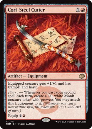 Cori-Steel Cutter (PPTDM-103) [Promo Pack: Tarkir: Dragonstorm] MTG Single Wizards of the Coast