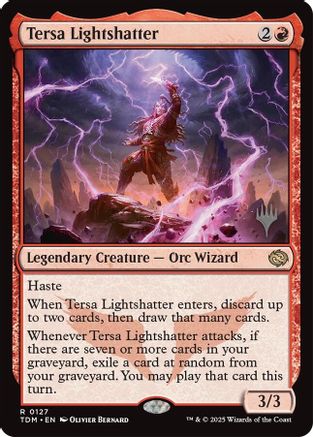 Tersa Lightshatter (PPTDM-127) [Promo Pack: Tarkir: Dragonstorm] Foil MTG Single Wizards of the Coast