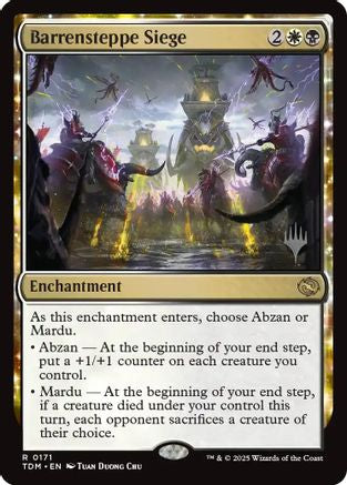 Barrensteppe Siege (PPTDM-171) [Promo Pack: Tarkir: Dragonstorm] Foil MTG Single Wizards of the Coast