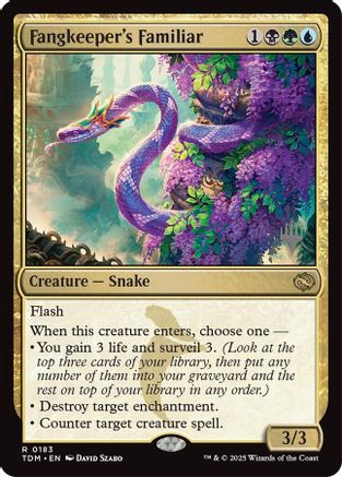 Fangkeeper's Familiar (PPTDM-183) [Promo Pack: Tarkir: Dragonstorm] MTG Single Wizards of the Coast