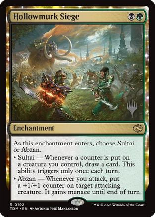 Hollowmurk Siege (PPTDM-192) [Promo Pack: Tarkir: Dragonstorm] MTG Single Wizards of the Coast