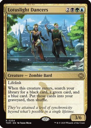 Lotuslight Dancers (PPTDM-204) [Promo Pack: Tarkir: Dragonstorm] Foil MTG Single Wizards of the Coast