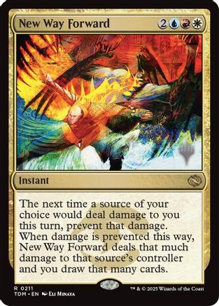 New Way Forward (PPTDM-211) [Promo Pack: Tarkir: Dragonstorm] MTG Single Wizards of the Coast