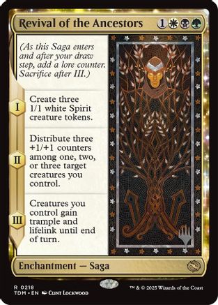 Revival of the Ancestors (PPTDM-218) [Promo Pack: Tarkir: Dragonstorm] MTG Single Wizards of the Coast