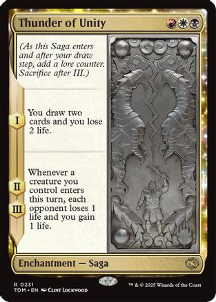 Thunder of Unity (PPTDM-231) [Promo Pack: Tarkir: Dragonstorm] MTG Single Wizards of the Coast