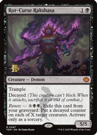 Rot-Curse Rakshasa (PRE-087) [Prerelease Cards] MTG Single Wizards of the Coast