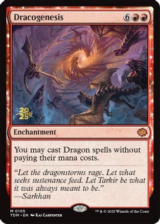 Dracogenesis (PRE-105) [Prerelease Cards] Foil MTG Single Wizards of the Coast