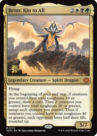 Betor, Kin to All (PRE-172) [Prerelease Cards] Foil MTG Single Wizards of the Coast