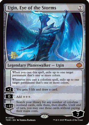 Ugin, Eye of the Storms (PRE-001) [Prerelease Cards] Foil MTG Single Wizards of the Coast