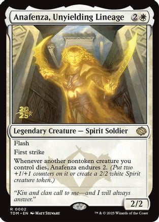 Anafenza, Unyielding Lineage (PRE-002) [Prerelease Cards] Foil MTG Single Wizards of the Coast