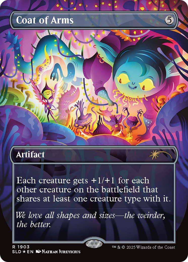 Coat of Arms (Double Rainbow Foil) (SLD-1903) [Secret Lair] Drop (Borderless) Foil MTG Single Wizards of the Coast