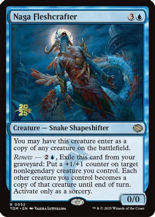 Naga Fleshcrafter (PRE-052) [Prerelease Cards] MTG Single Wizards of the Coast
