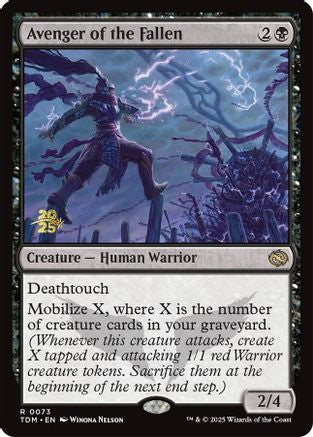 Avenger of the Fallen (PRE-073) [Prerelease Cards] Foil MTG Single Wizards of the Coast