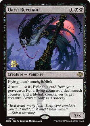 Qarsi Revenant (PRE-086) [Prerelease Cards] Foil MTG Single Wizards of the Coast