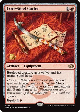 Cori-Steel Cutter (PRE-103) [Prerelease Cards] Foil MTG Single Wizards of the Coast